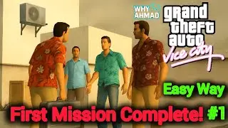 🎯 GTA Vice City – First Mission Complete! | Tommy’s First Step to Power Story Mode Walkthrough 2025