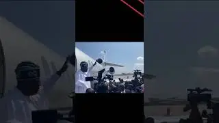 JUST IN: EXCITEMENT AS TINUBU LANDS RIVERS STATE