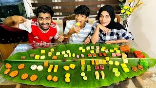 Diwali Sweets | Tasting 50 Variety Of Diwali Sweets 🔥 എജ്ജാതി തീറ്റ മത്സരം 🤣