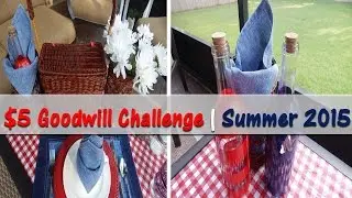 $5 Goodwill Challenge | Summer 2015