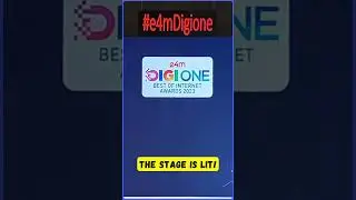 The stage is all set at the #e4mDigiOne Awards 2024