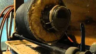 Tumbling the Silver in Stainless Steel Shot ; after Casting / Cleaning in Acid then Neutralizing