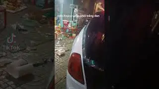 rolls Royce wrap phối trắng đen  