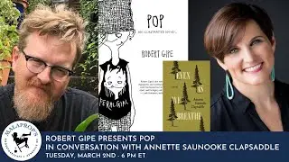 Malaprop's presents Robert Gipe in conversation with Annette Saunooke Clapsaddle
