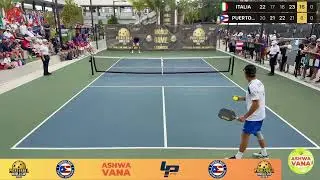 World Cup Pickleball SEMIFINAL  MASTER  ITALIA  VS PUERTO RICO