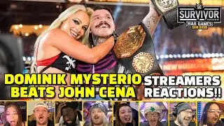 Доминик Мистерио выиграл титул IC в WWE: подборки реакций стримеров | WWE Survivor Series 2025