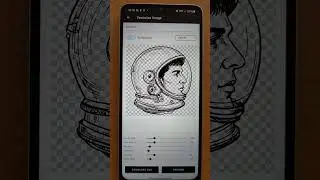 Converting an image to vector graphic with an Android app. #vectorgraphics #illustration#svg