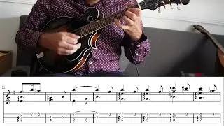 Harry Potter main theme, mandolin solo tutorial + tab
