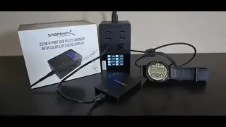 SABRENT 252W 8-Port USB-C USB-A Charger