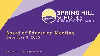 USD230 Board Meeting 12/08/2025
