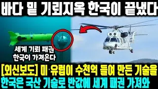 [외신보도] 미·유럽이 수천억 들여 만든 기술을한국은 국산 기술로 반값에 세계 패권 가져와 ㅣ 바다 밑 기뢰지옥 한국이 끝냈다 ㅣ 미군도 인정한 한국의 바다 장악력