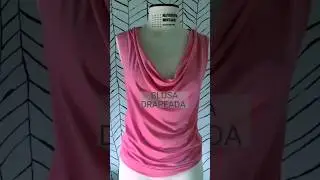 BLUSA DRAPEADA F&Aacute;CIL