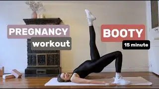 Pregnancy BOOTY workout (NO EQUIPEMENT) safe exercises 2 trimester, 3 trimester