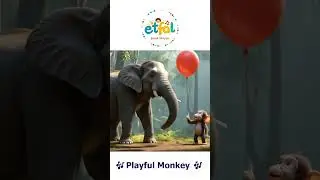 Little Monkeys, Cute monkeys, monkey song, Monkey baby,  cheerful monkey , nursery songs for kids,