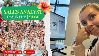 work day in my life as a Sales Analyst | Miami Vlog