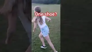 that one time she only needed one shoe... #funny #nature #football