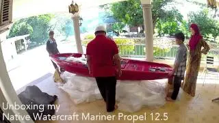 Unboxing my new arrived Native Watersport Mariner Propel 12.5