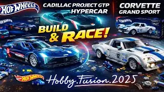 BUILD: Hotwheels - Cadillac Project GTP Hypercar | Corvette Grand Sport | Mattel Brick Shop | Lego