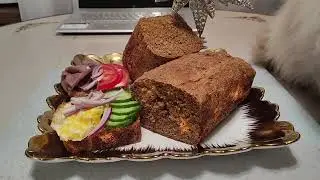 Homemade Organic Rye Bread / Домашний органический ржаной хлеб