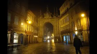 Walking Through Braga&rsquo;s Old Town 🇵🇹 | Cold & Quiet Streets