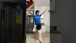 With my daughter