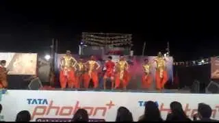 Max And Group Bhopal performing folk dance on theme 