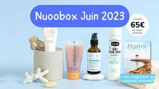 Nuoobox du mois de Juin (4 cosm&eacute;tiques bio)
