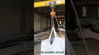Use of manual hoist #hoist#manualhoist