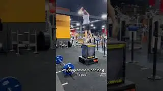 Fit programmers unite #gym #fitness #jumping #coding #code #programming