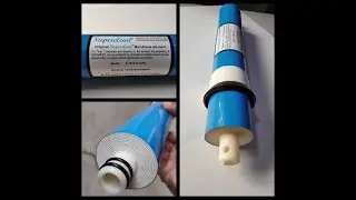 Superclean Eco Ro Membrane E-1812-75 GPD Live Demo at 2500 Tds of Raw Water