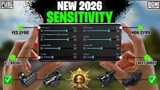 NEW UPDATE 4.2 CODE 🔥 PUBG MOBILE/BGMI SENSITIVITY SETTINGS 2026 | BEST SCOPE SENSITIVITY SETTINGS✅