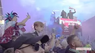 EMOTIONAL scenes during the Burnley FC promotion parade