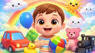 Learn Colors with Sunny 🌈 | Colors Poem for Kids 👶🎵 #kidsvideo 