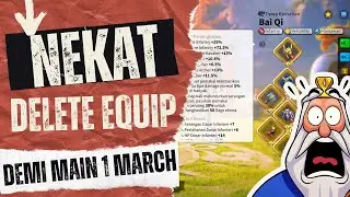 Demi 1 March, Dia Rela HANCURIN Semua Equip LEGEND ROK-nya&hellip;