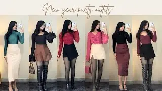 New Year Party Outfit Ideas💖|Modest & Stylish Looks from Myntra & Savana|Trendy Fashion Picks🛍️
