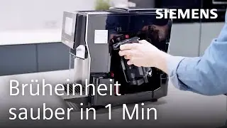 Cleaning the EQ700: How to clean the brewing unit | Siemens Home Switzerland