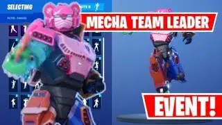 *NEW* MECHA TEAM LEADER SKIN SHOWCASED WITH EMOTES!