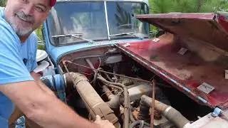 WILL IT START  ABANDONED AUTOCAR ROTTING AWAY!