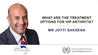 What are the treatment options for hip arthritis?