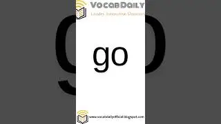 VocabDaily: Learn Vocabulary Fast with Audio Flashcards! go #VocabDaily #English