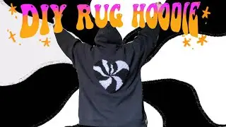 diy punch needle rug hoodie! | MaddyMakes :)