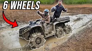 Mudding My 6x6 Utility Quad!
