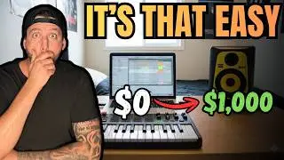 How I&rsquo;d Make $1,000/Month if I Started from Zero As A Music Producer