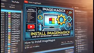 How to Install ImageMagick and Set Environment Variables in Windows #setvariables #ihope#imagemagick