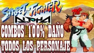 SFA Street Fighter ALPHA/ZERO 100% Death Combos All Characters️ by K' Will 2018