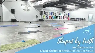Scripture Based Pilates Stretching Strength Core Full Body Mat Workout | Shaped by Faith TV Show