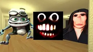 Rosalia Bizcochito, Crazy Frog and Scary Face Nextbot Gmod