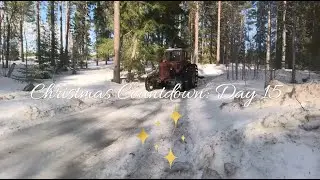 Christmas Countdown: Day 15 | Road Clearing with the MTZ-50 on a Sunny Winter Day ❄️☀️