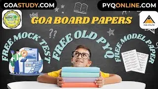 Goa Board Class 10th & 12th Previous Year Question Paper Free download l goastudy.com