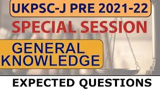 Uttarakhand Judiciary Exam (GK) Session General Knowledge Questions | UK Judge